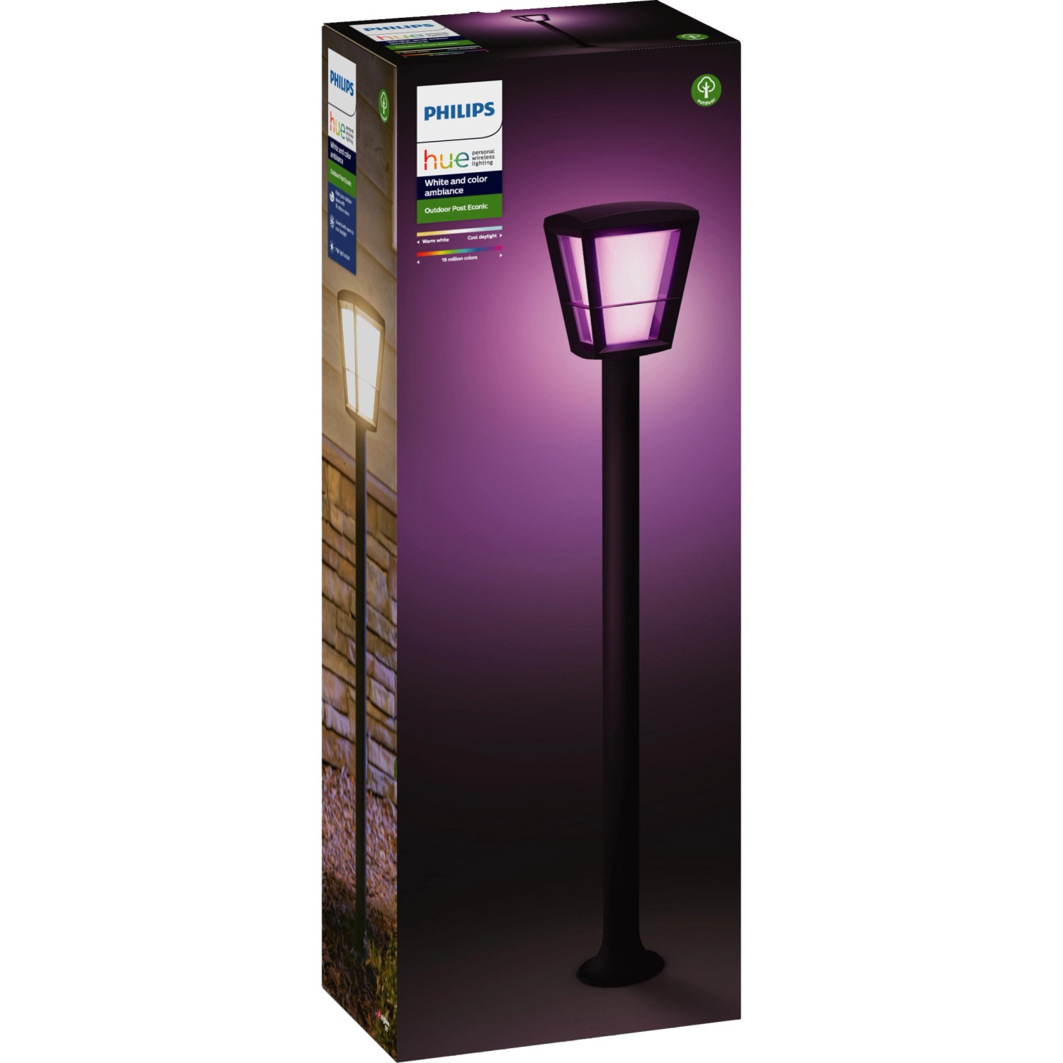 Philips Hue White & Color Ambiance Econic LED Wegeleuchte