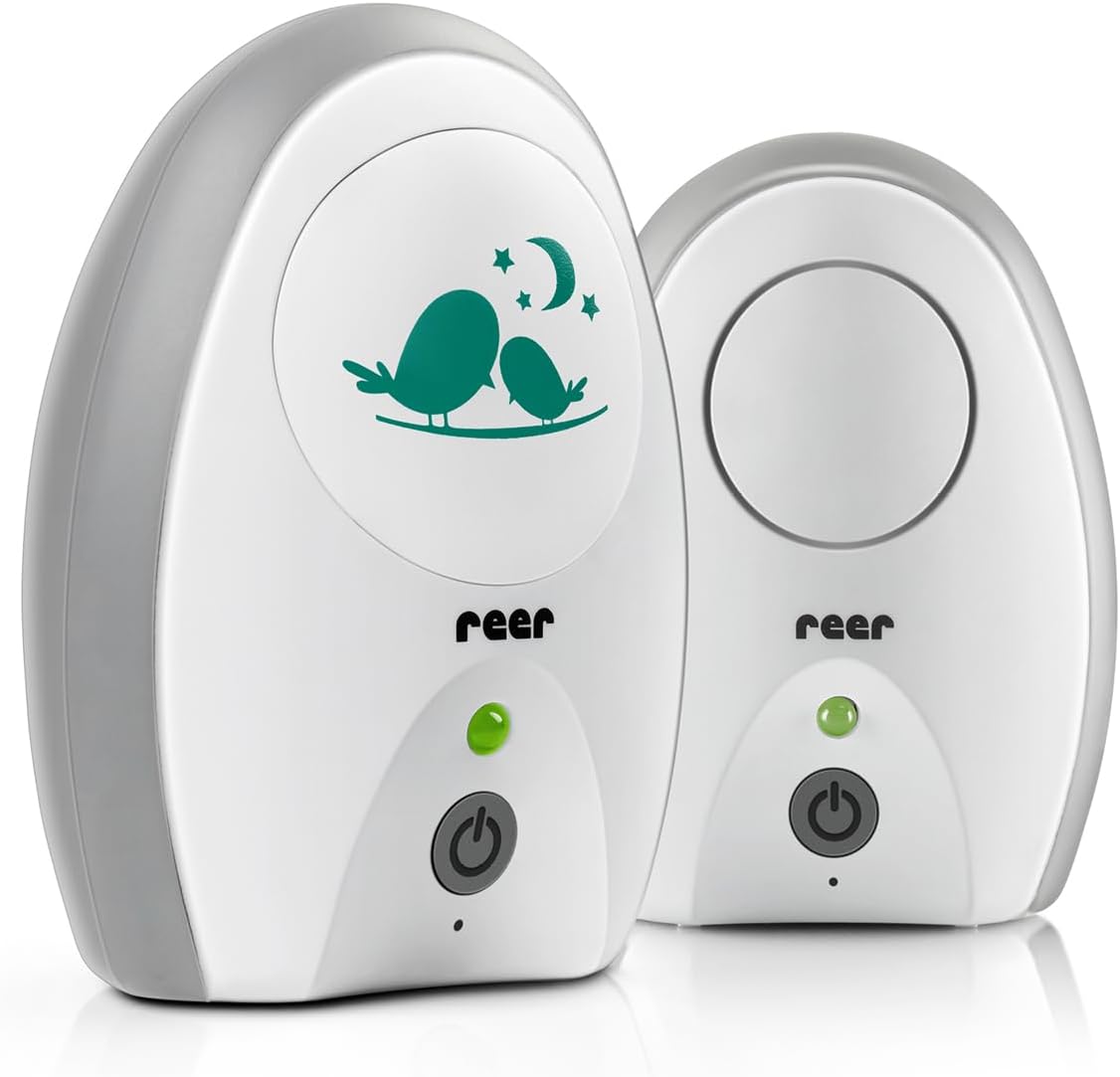 reer Neo Digital Babyphone | 250 m Reichweite | ECO-Modus | VOX-Funktion FHSS-Technologie Akku- oder Netzbetrieb