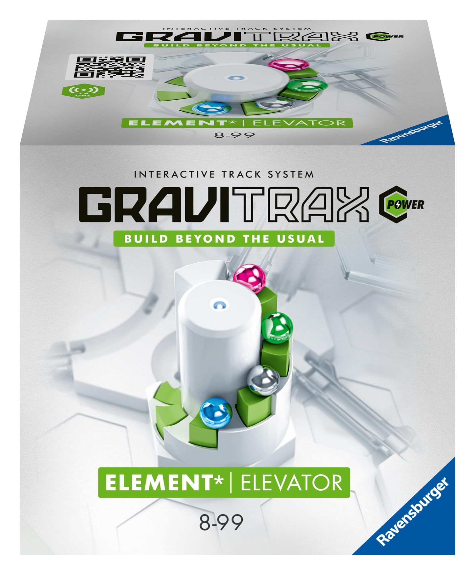Ravensburger GraviTrax POWER Element Elevator 26200 - elektronische Erweiterung für deine Kugelbahn - Murmelbahn und Konstruktionsspielzeug ab 8 Jahre
