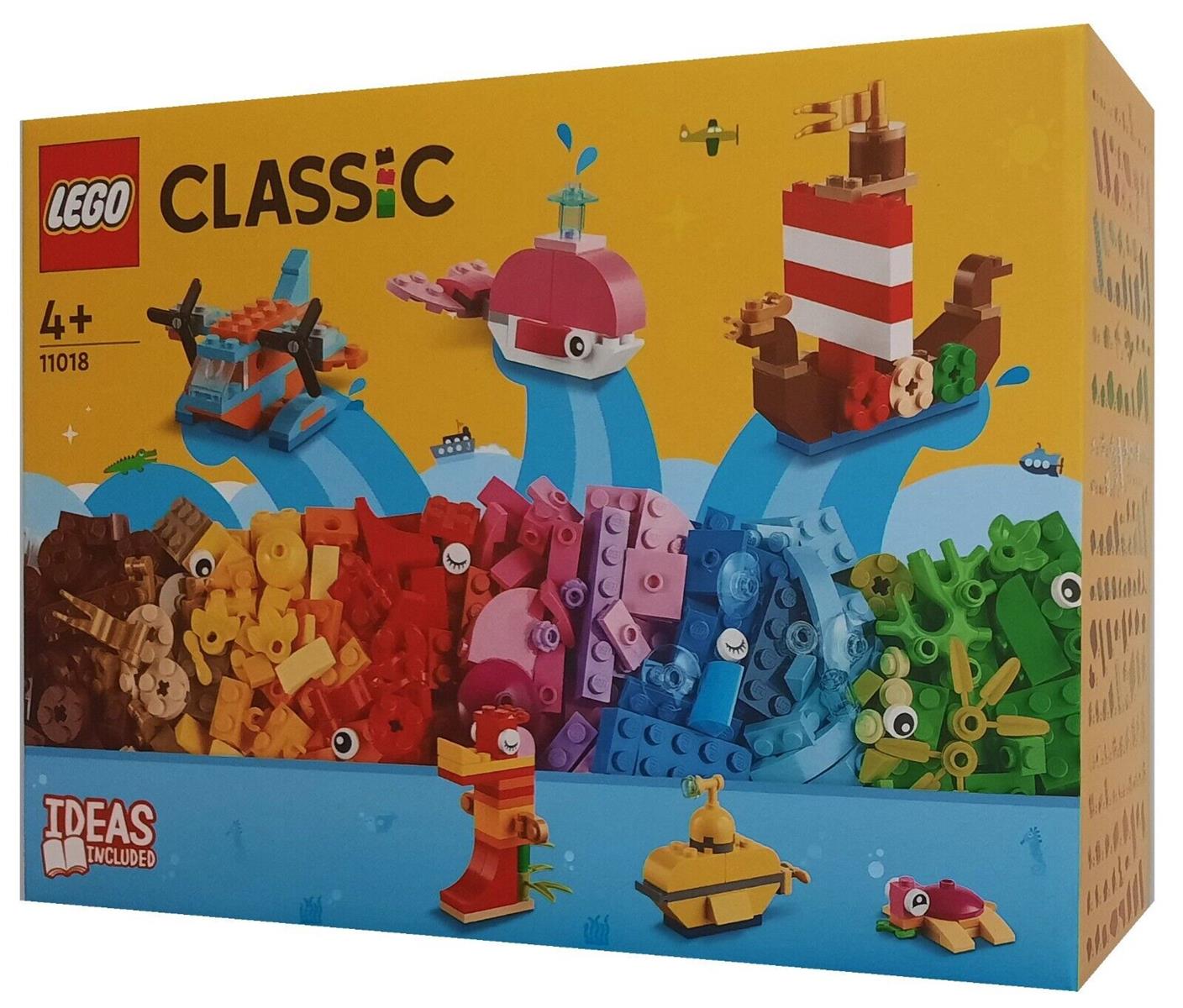 LEGO Classic 11018 Kreativer Meeresspaß Bausteine Set Legobausteine Legoset Legosteine Sets Steine