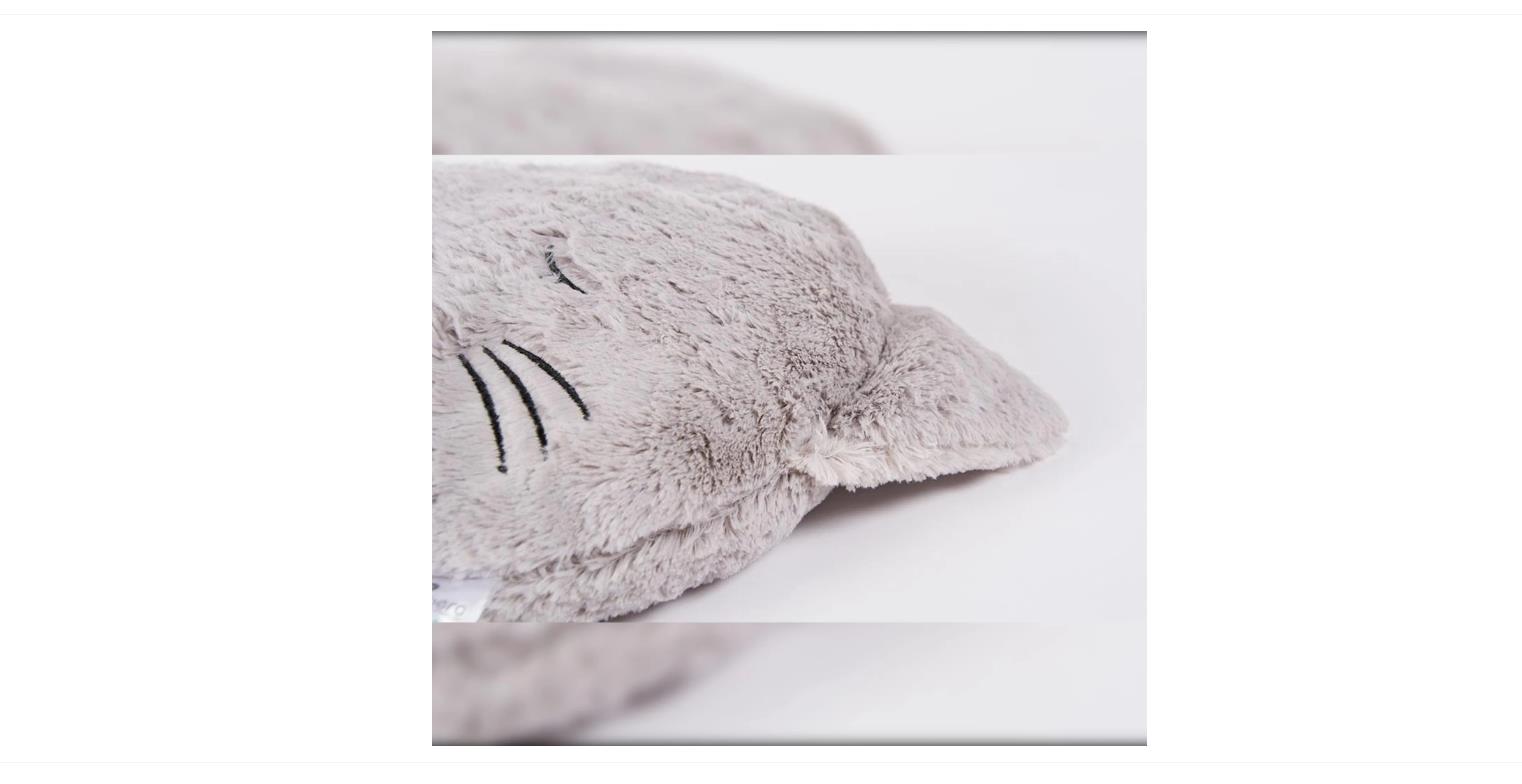 Kinderkissen "Katze"  Kunstpelz D28 cm