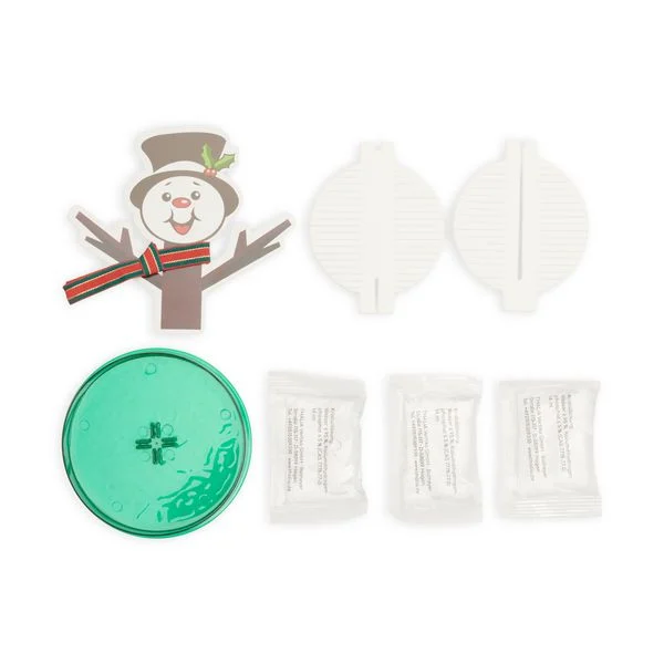 DIY Kristall-Schneemann