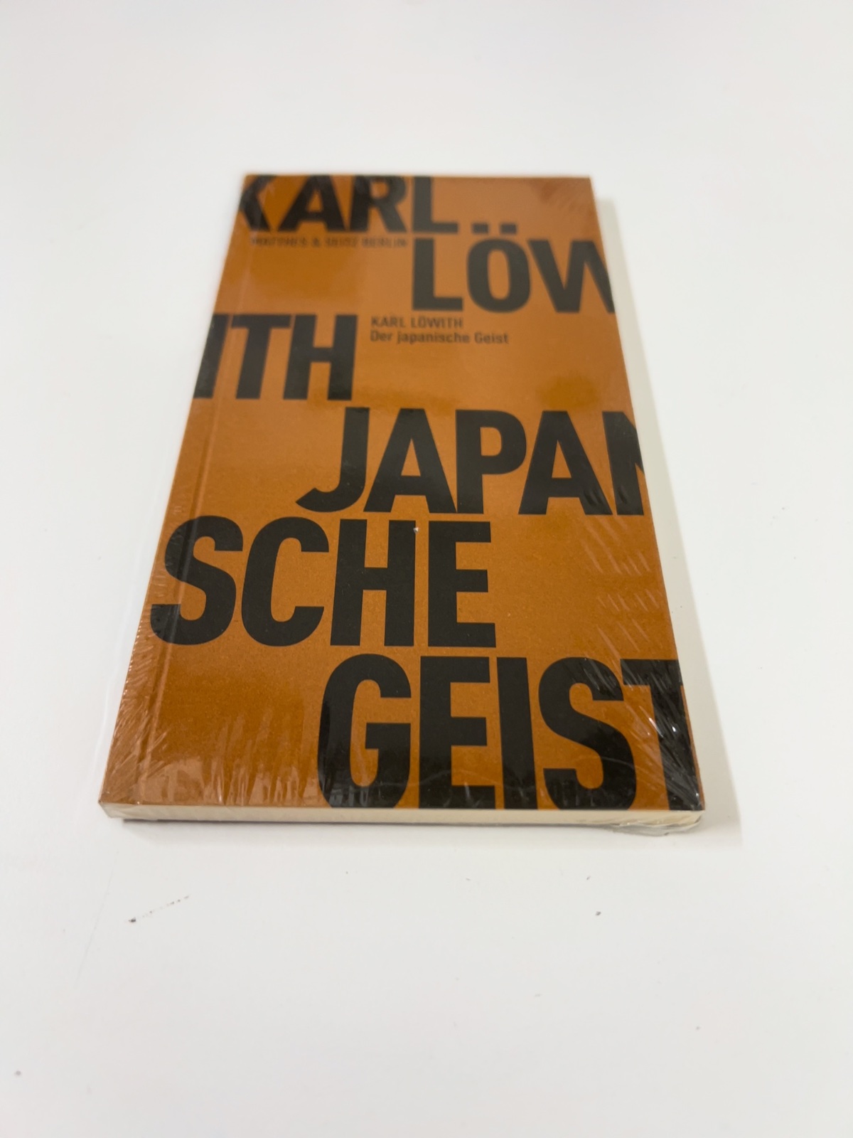 Buch, Hardcover, orange Cover, JavaScript Geist, KARL LOWITH