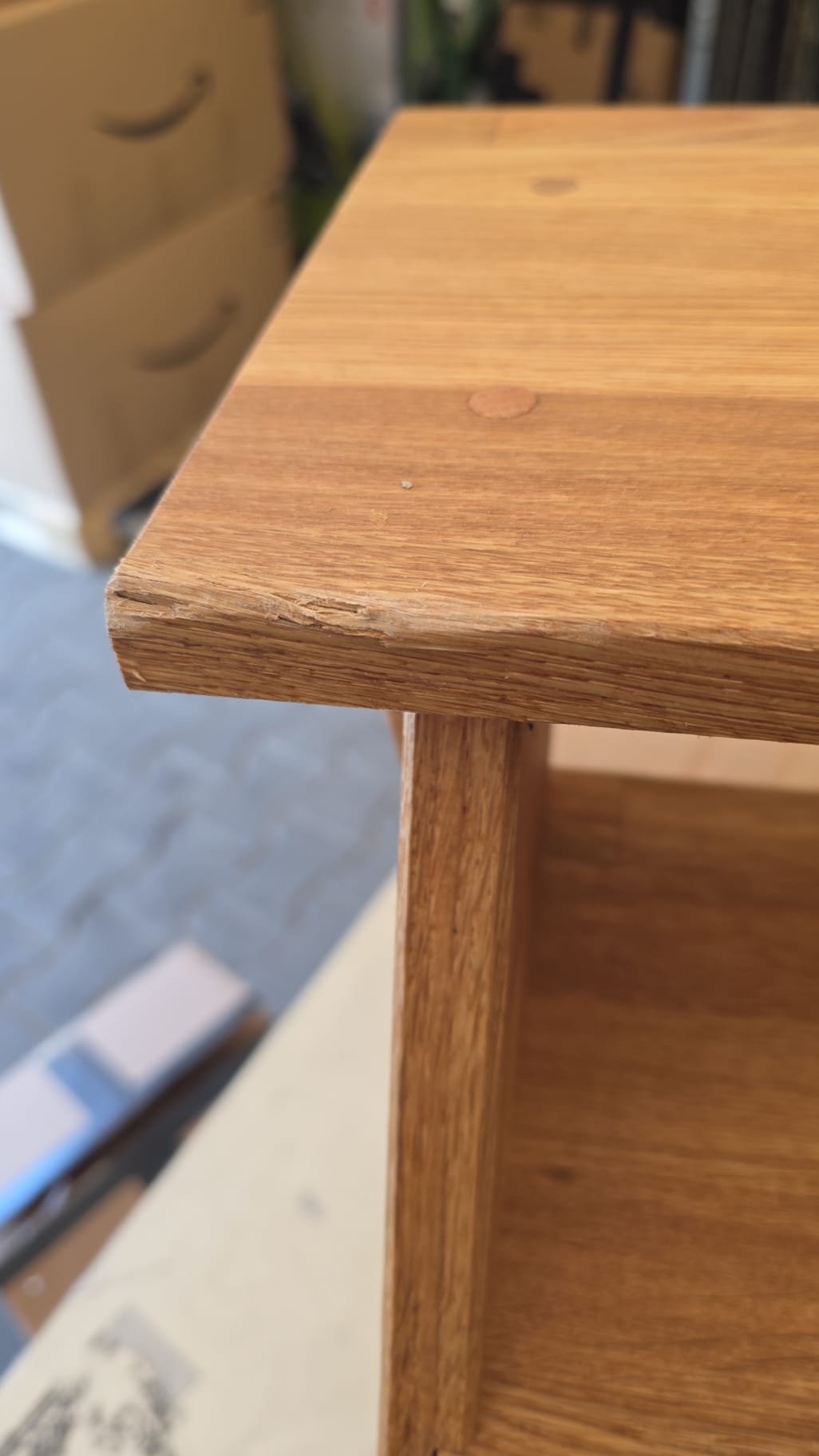 Vorratsregal für Obst und Gemüse Lagerregal Holzregal Natur DH62