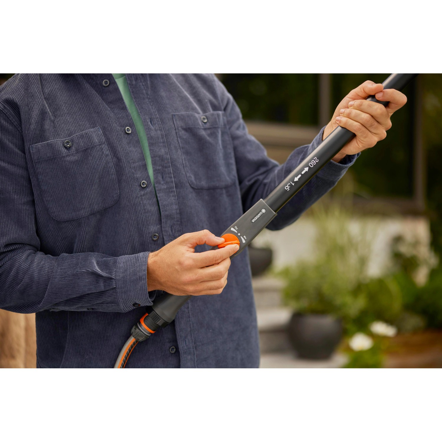 Gardena Cleansystem Teleskop Stiel M XL Anthrazit