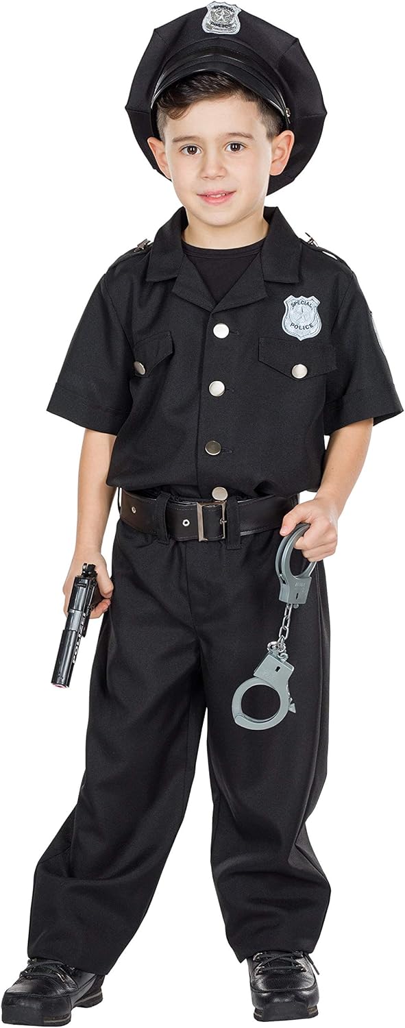 Party x People 12344 Police Officer Kostüm Größe 140 Fasching Karneval