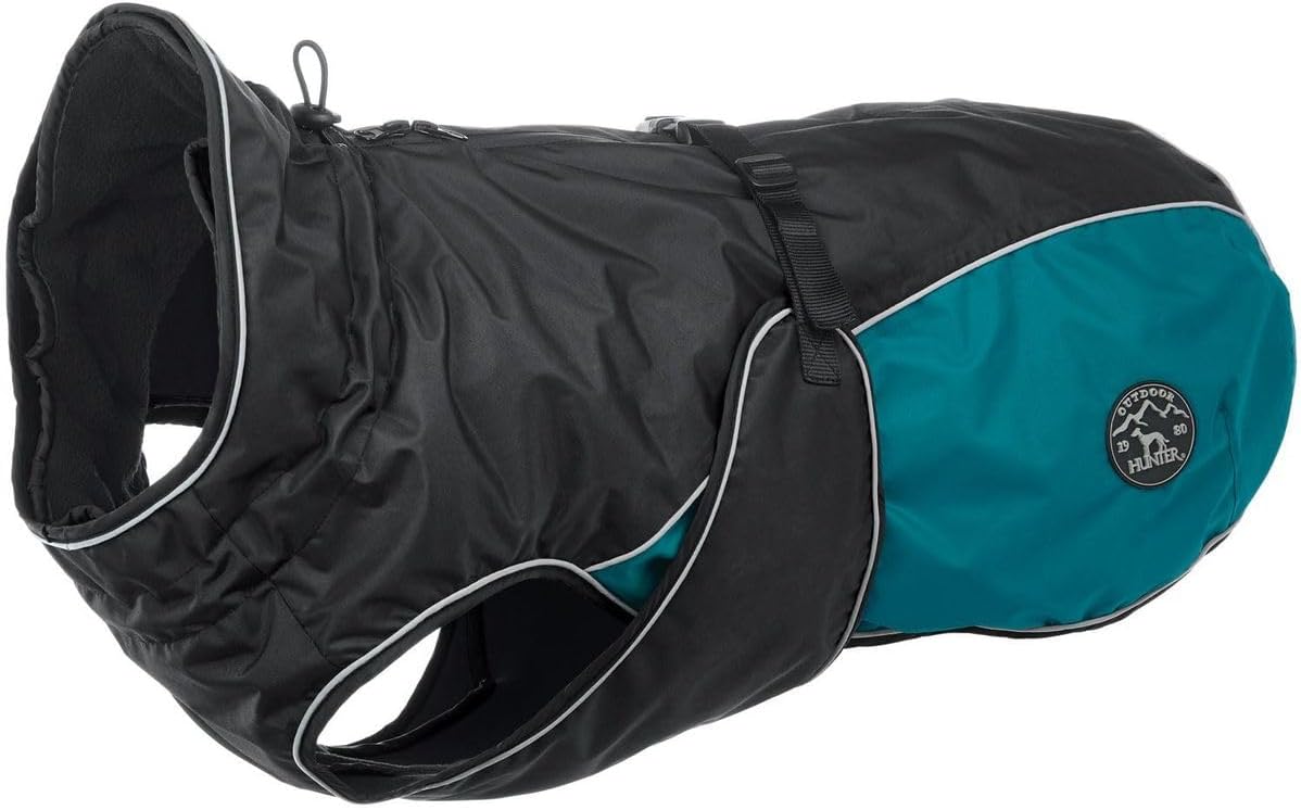 HUNTER Hundemantel Hundejacke Hundeanzug UPPSALA Allrounder schwarz/petrol 45cm