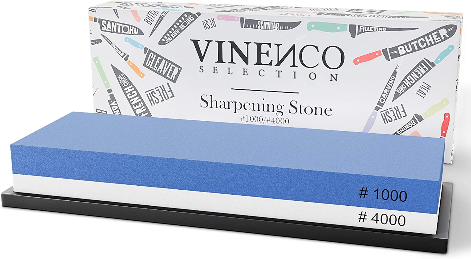 Vinenco Schleifstein 1000/4000 Messerschärfer