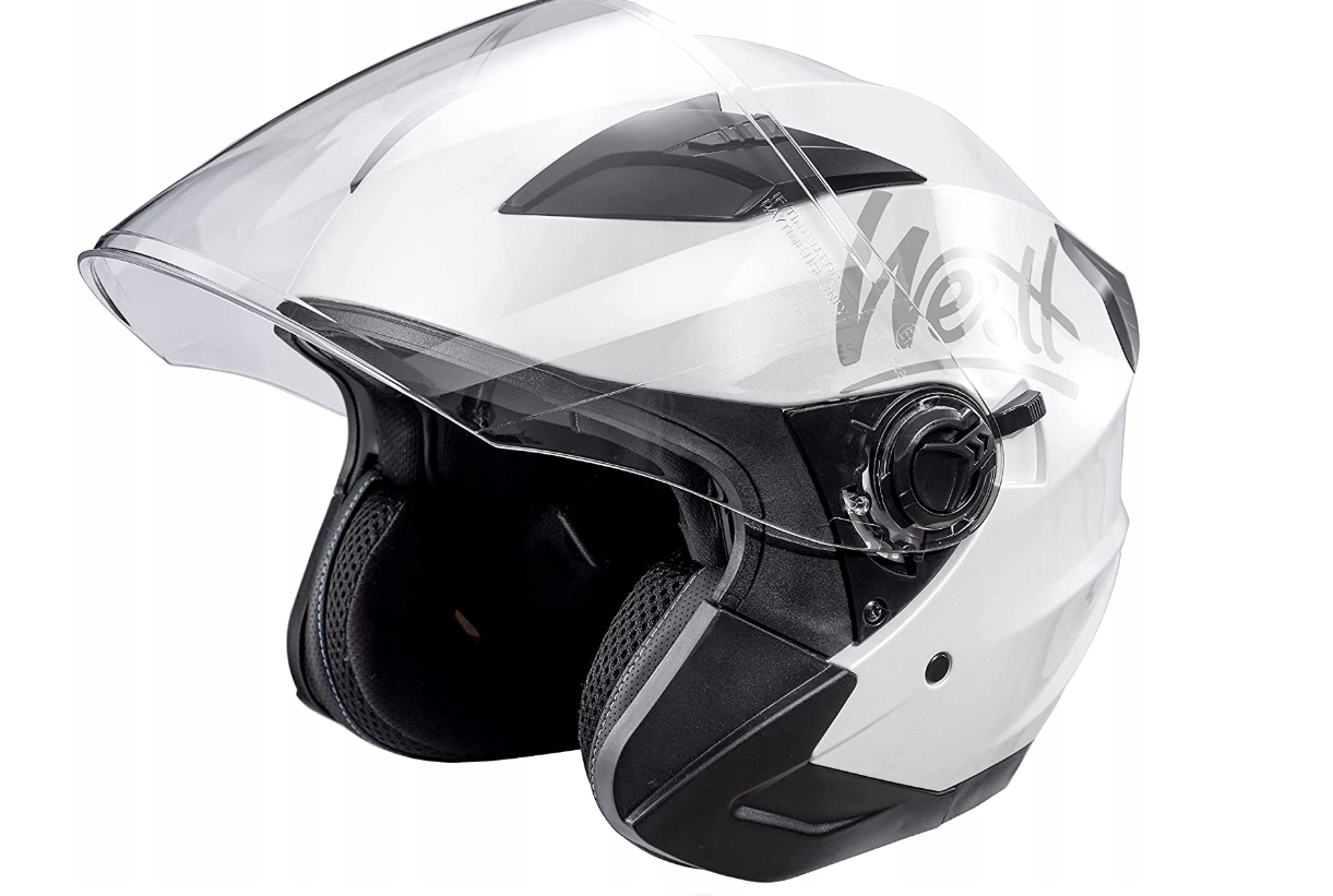 Westt Motorradhelm M 57-58 cm White Sturzhelm - Motorroller Helm