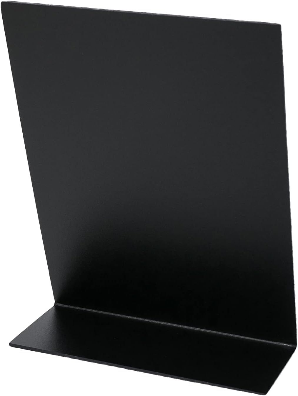 HMF Tischaufsteller Kreidetafel L-Aufsteller DIN A6 Schwarz