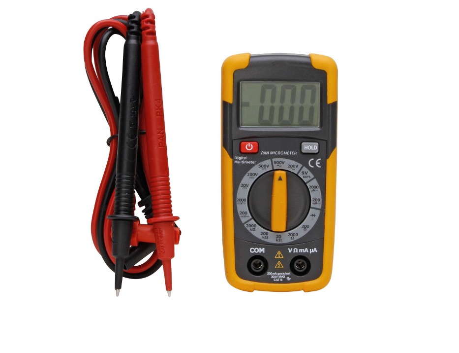 digitales multimeter, multimeter, Spannungsmessgerät, Messleitungen, Messgerät