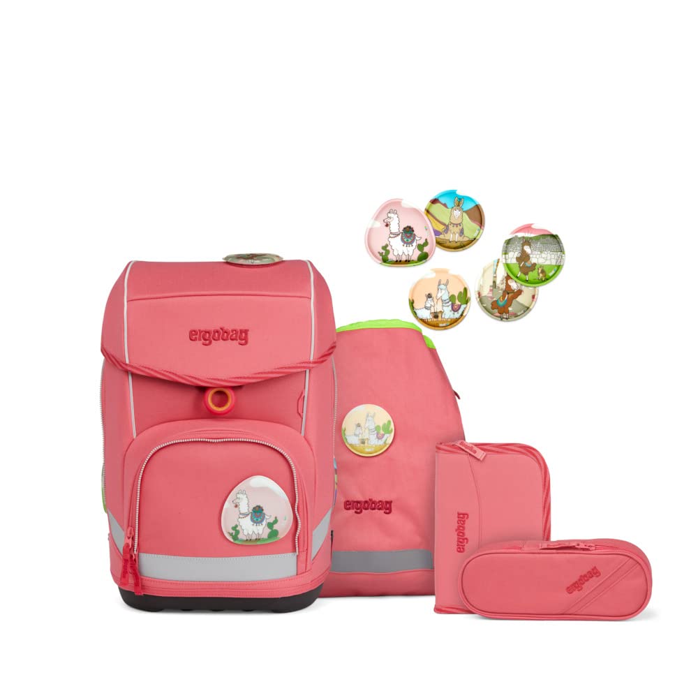 ergobag cubo Set ergonomischer Schulrucksack Klassisch 6-teilig 1. Klasse Grundschule
