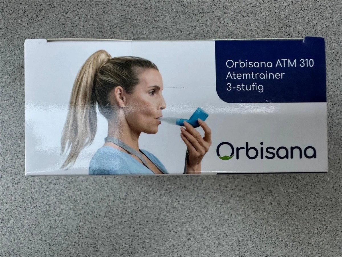 Atemtrainer, 3-stufig, Inhalationshilfe, Orbisana, Pfeife?