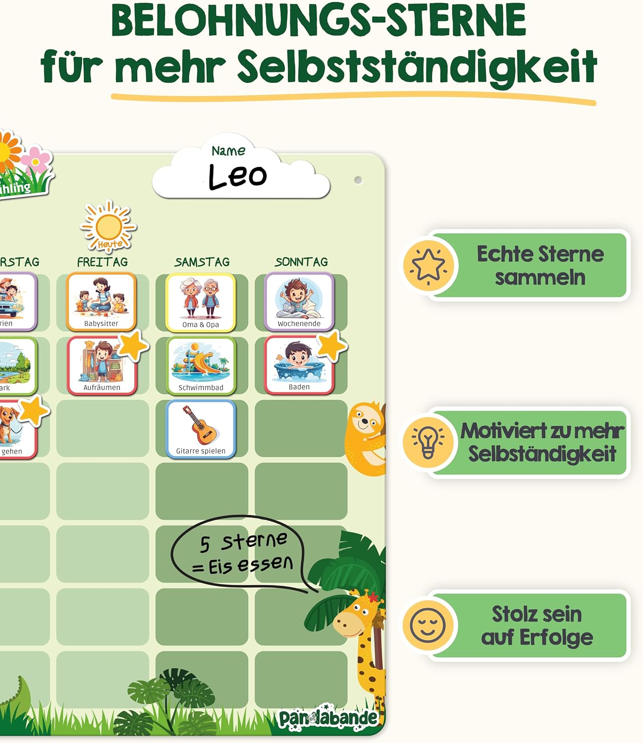 Kalender, Kinder, Aufgabenkalender, Sterne, Motivation