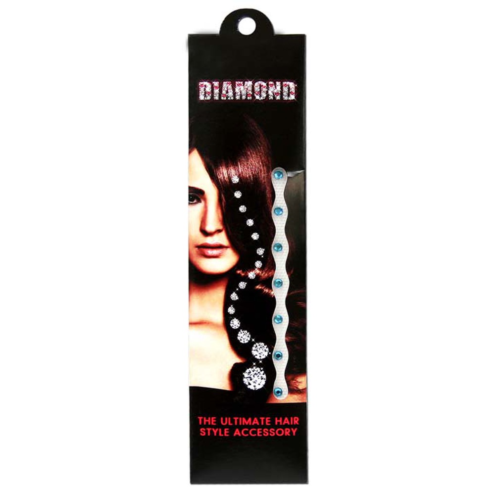 HAAR-DIAMANTEN, Set mit 36 selbstklebenden Strass Steinen (4 mm)