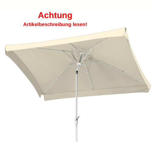 Schneider Schirme Balkonschirm Oslo Natur mit Kurbelmechanik #E500