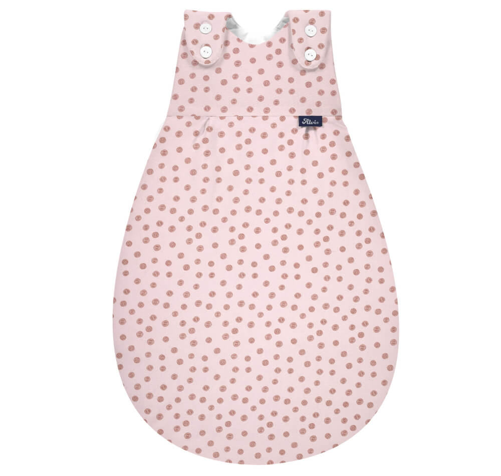 ALVI 439730402 Mäxchen Außensack Organic Cotton Curly Dots Gr. 80/86 TOG 2,5
