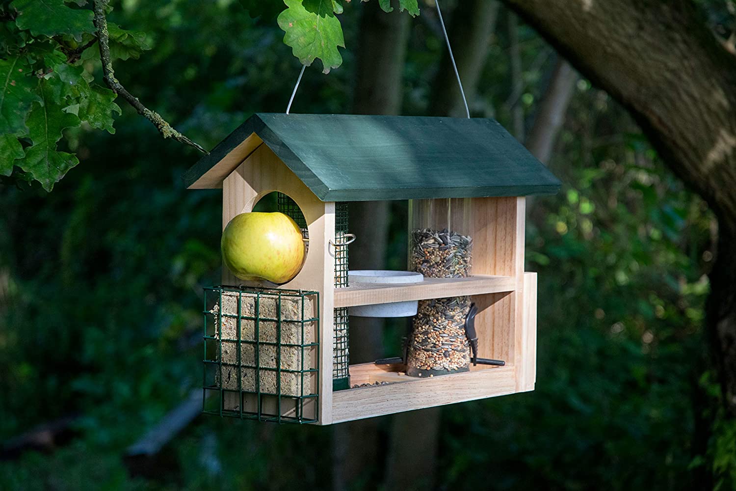 Vogelhaus, Futterhaus, Nistkasten, Holz, Futterspender