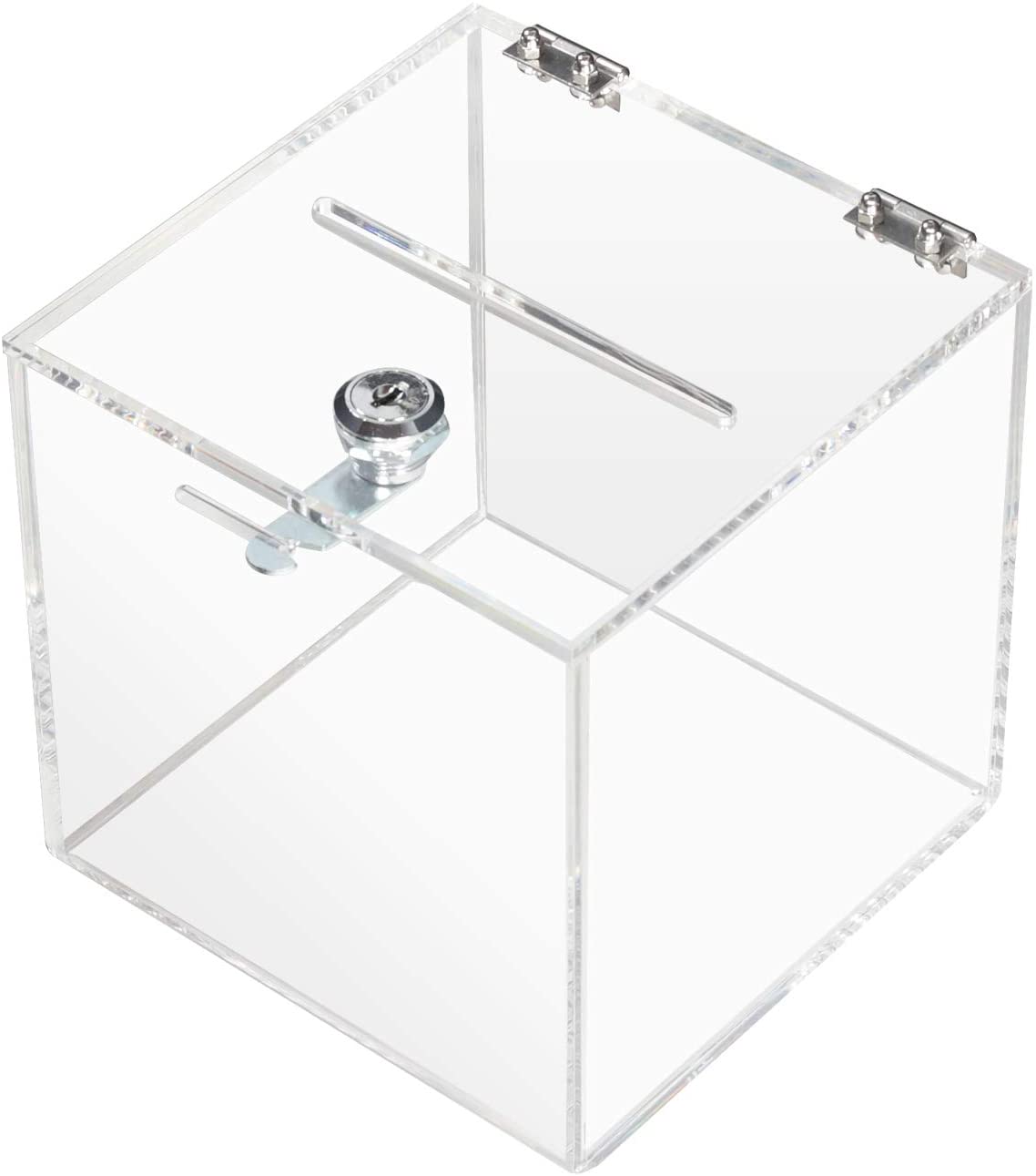 Acrylbox, Schloss, Schlossbox, Transparent, Display-Box