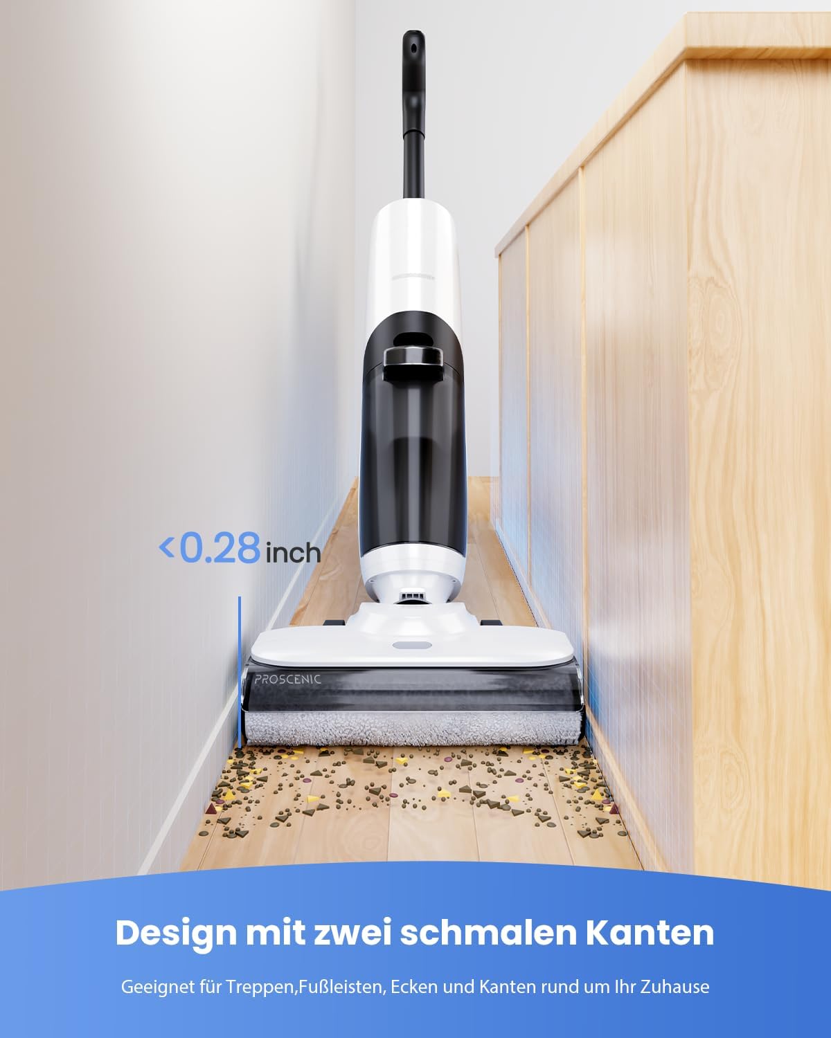 Proscenic F10 Ultra Nass Trockensauger Staubsauger Saugwischer