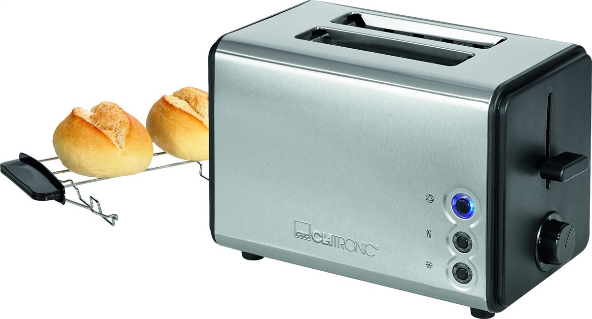 Toaster, Toaster mit Brotscheiben?, Doppel-Brötchen-Toaster, Chrom, Sloten-Toaster