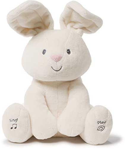 Spin Master 6054408 GUND Flora, das singende und sprechende Häschen - deutsch, ca. 30cm