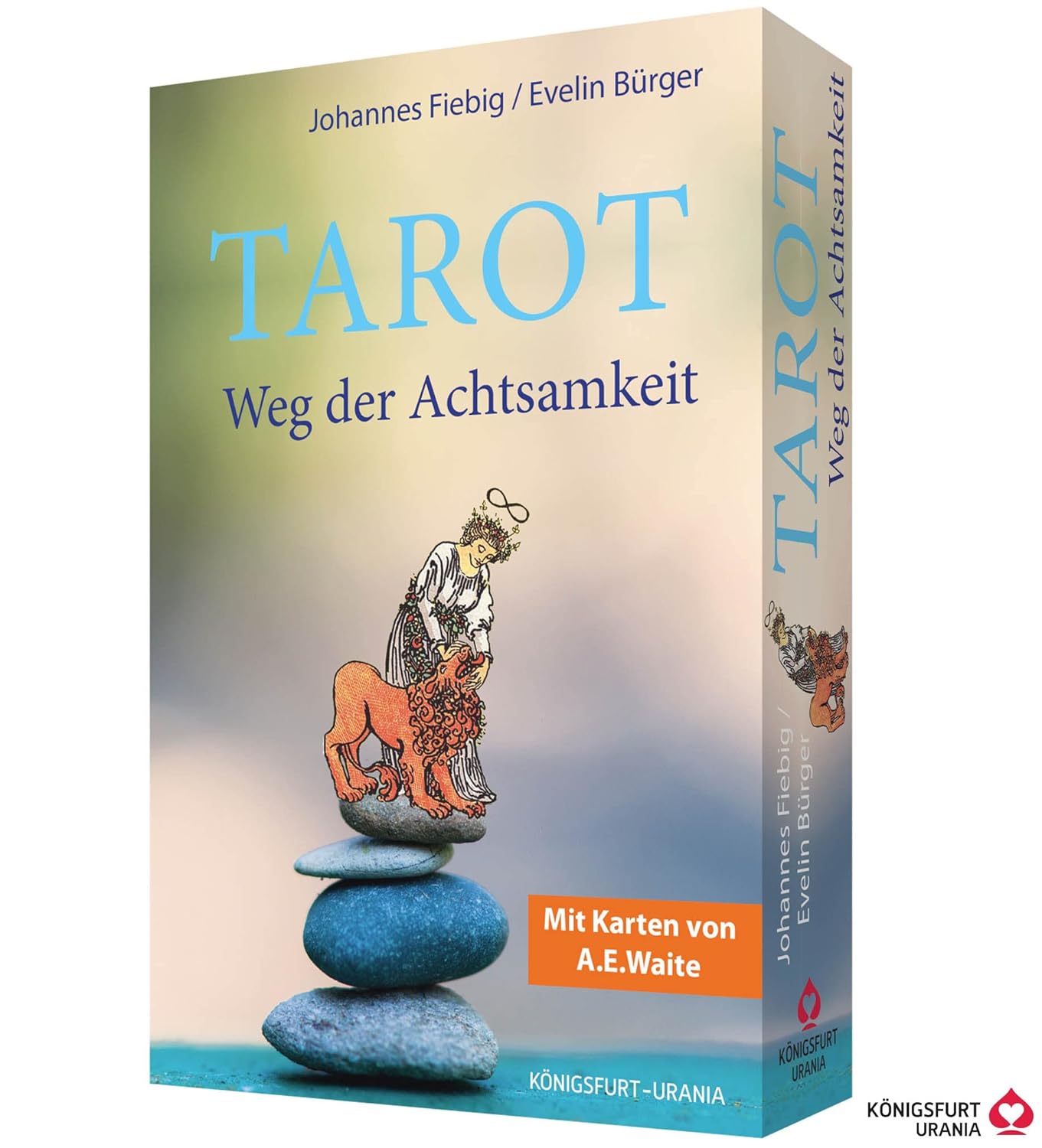 Tarot. Weg der Achtsamkeit: Set mit Buch und Karten [Hardcover] Johannes Fiebig and Evelin Bürger