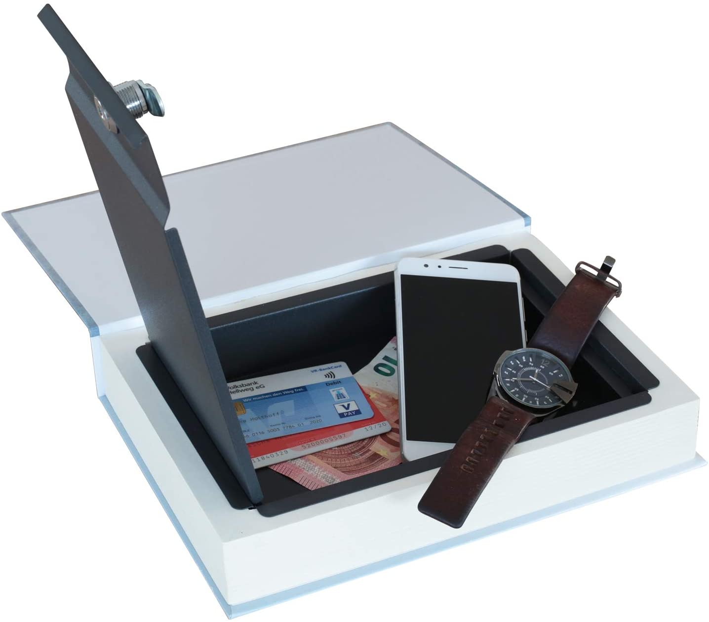 Schublade, Wertaufbewahrung, Uhr, Smartphone, Brieftasche