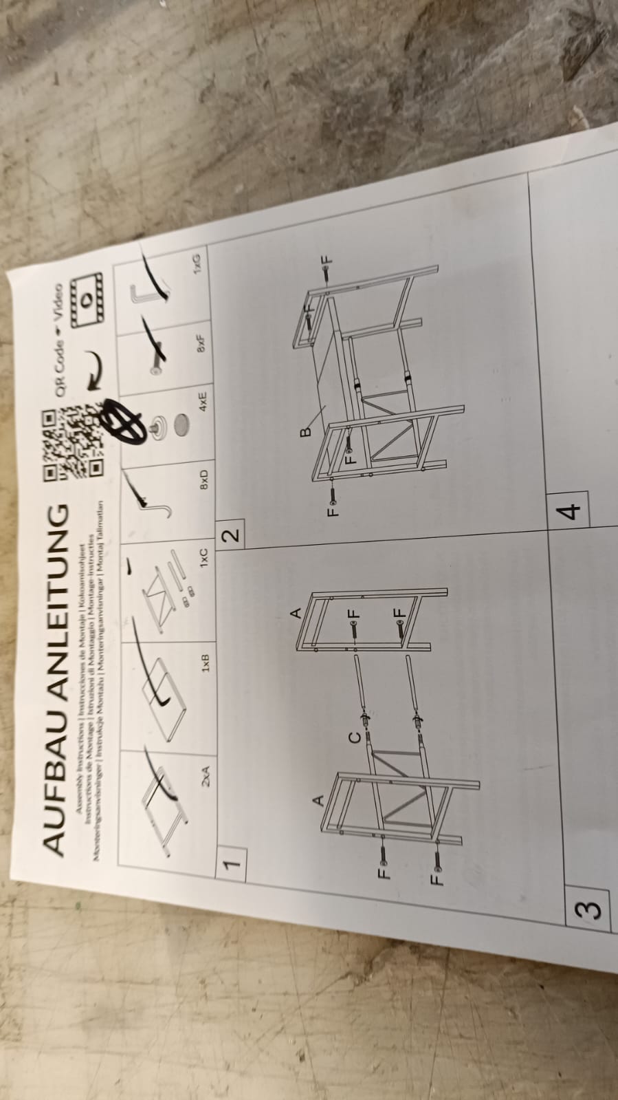 Heldenwunder Mikrowellenregal 2-stufig weiss Küchenregal #B202