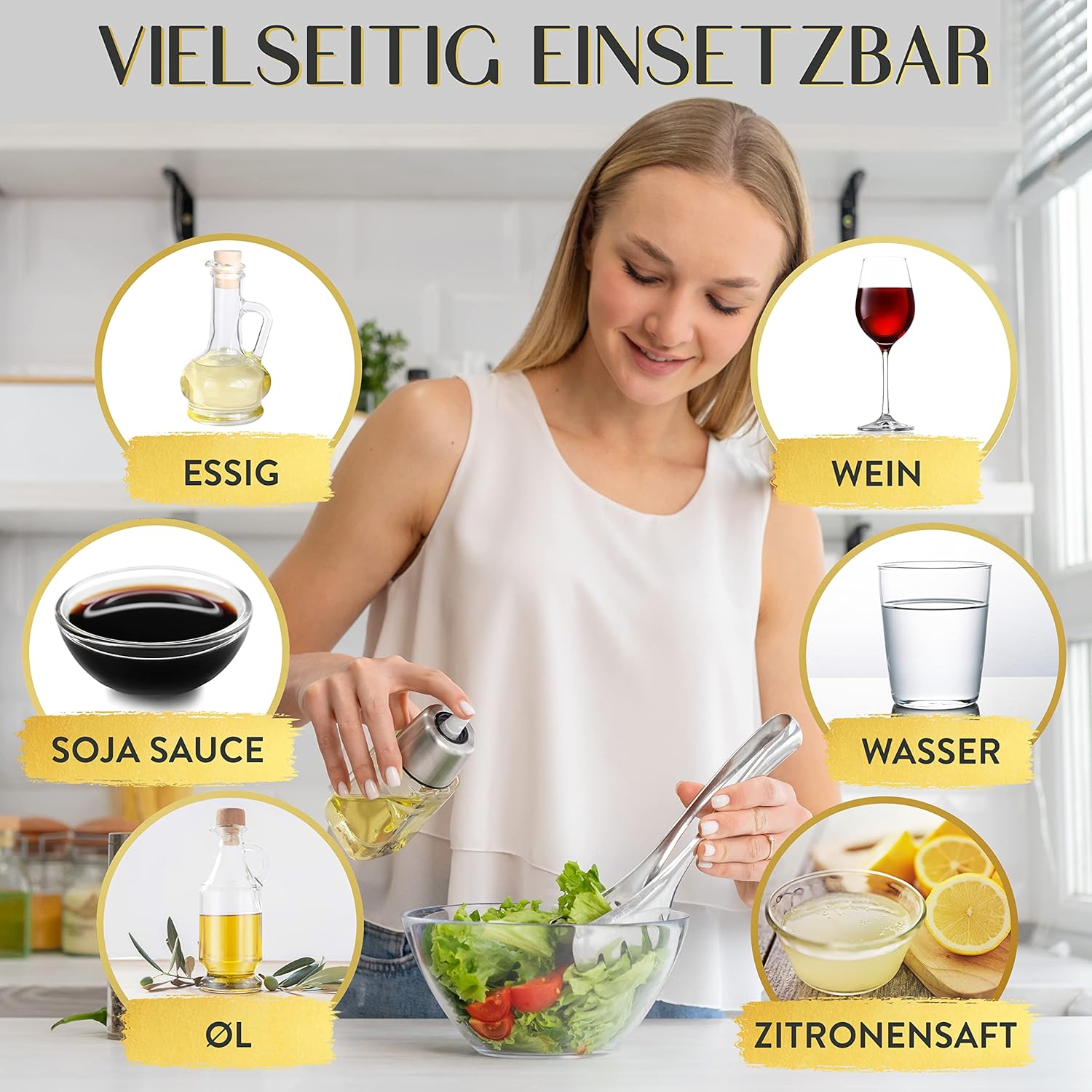 KØKØ Design Öl Sprüher PRO LINE Zerstäubung Ölsprüher Speiseöl