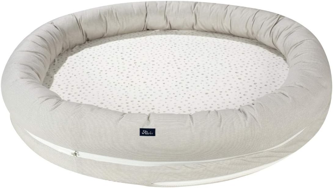 100 cm Nestchen 116209N33303C-P098-100CM Snow White Babynestchen Xl Aqua Dot Ø Ca. 100 Cm
