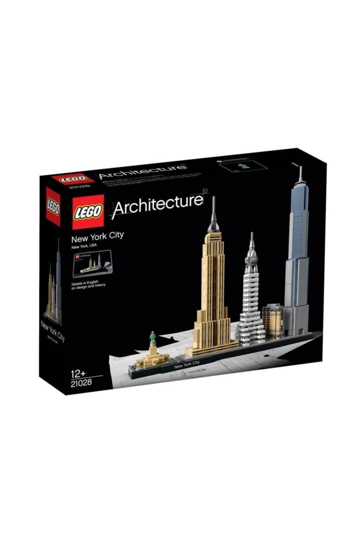 LEGO Architecture New York City Set, Skyline-Modellbausatz mit World Trade Center und Freiheitsstatue, Basteln für Erwachsene, Home und Büro-Deko, Geschenke für Frauen und Männer 21028