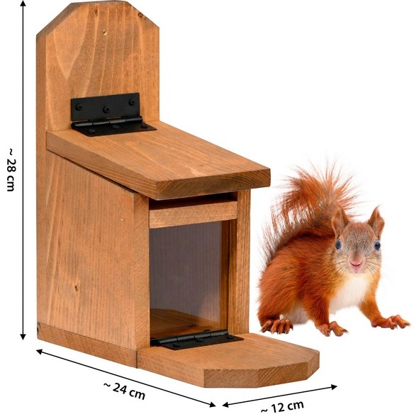 Holzm mailbox, Holzhaus, Vogelhaus, Kleines Tierunterstand, Scharnier-Tür