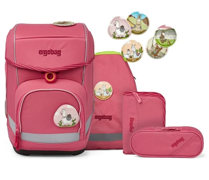 ergobag ERG CSE 001 A07 Cubo Eco Hero Schulranzen Set 5tlg. Schulrucksack Schultasche Ranzen