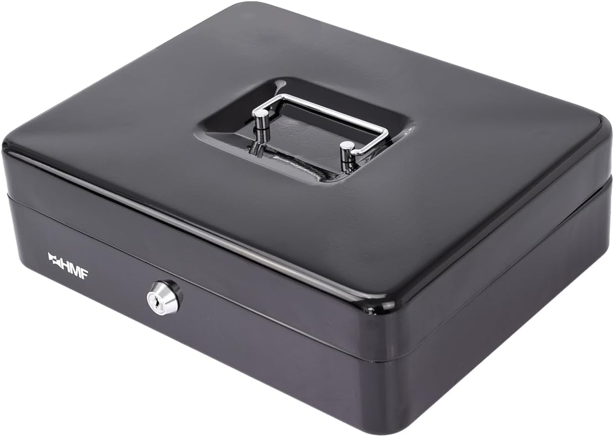 Schmuckschatulle, Kashkasten, Metallbox, Schloss, Schwarz