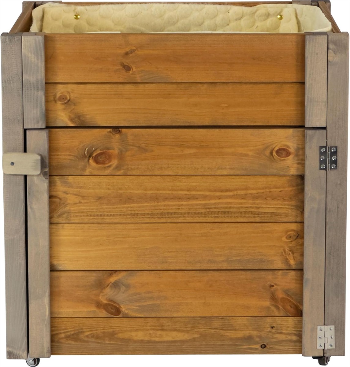 Holzkiste, Holzbox, Beetbeet, Behausung, Puppenkasten