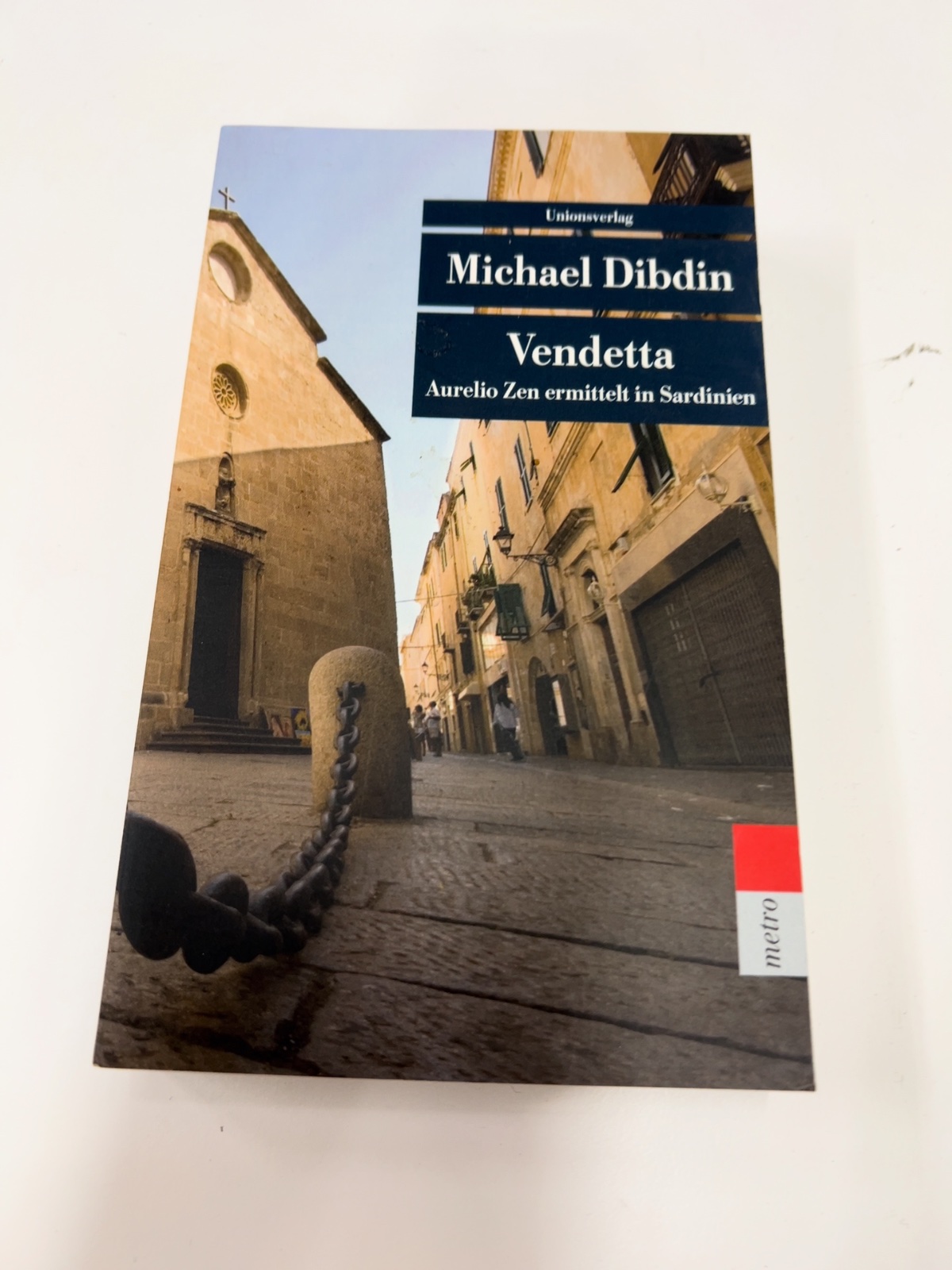 Buch, Vendetta, Michael Dibdin, Reiseführer, Sardinien