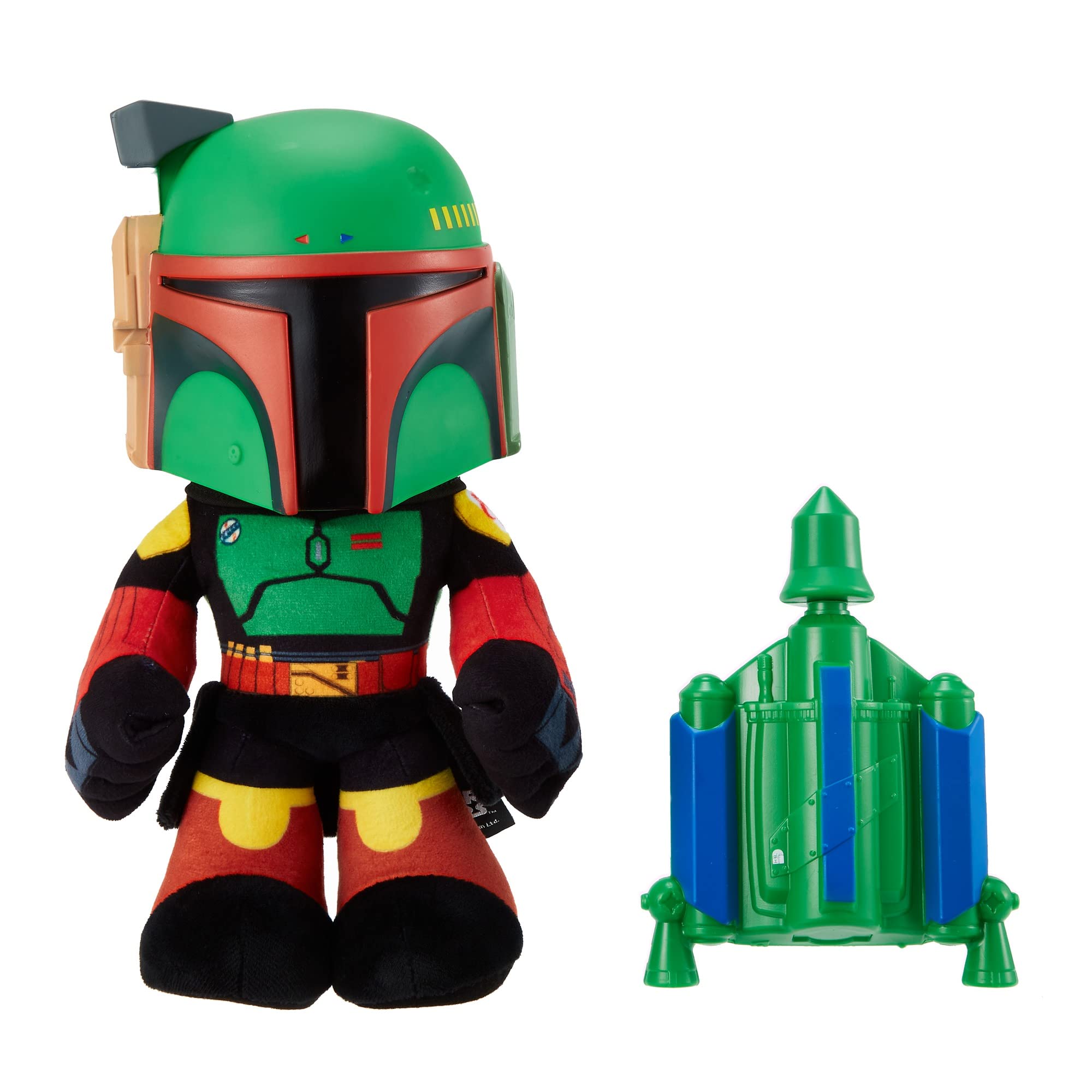 star wars kinder spielzeug Star Wars HHW55 Boba Fett Plüschfigur mit Stimmverzerrer und