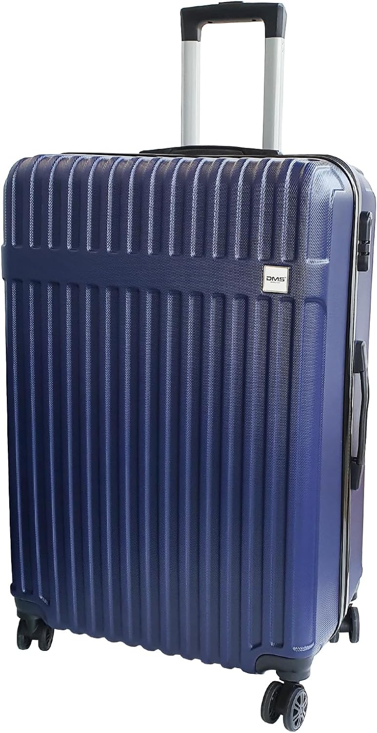 DMS 3tlg Hartschalenkofferset Koffer Reisekoffer Trolley blau