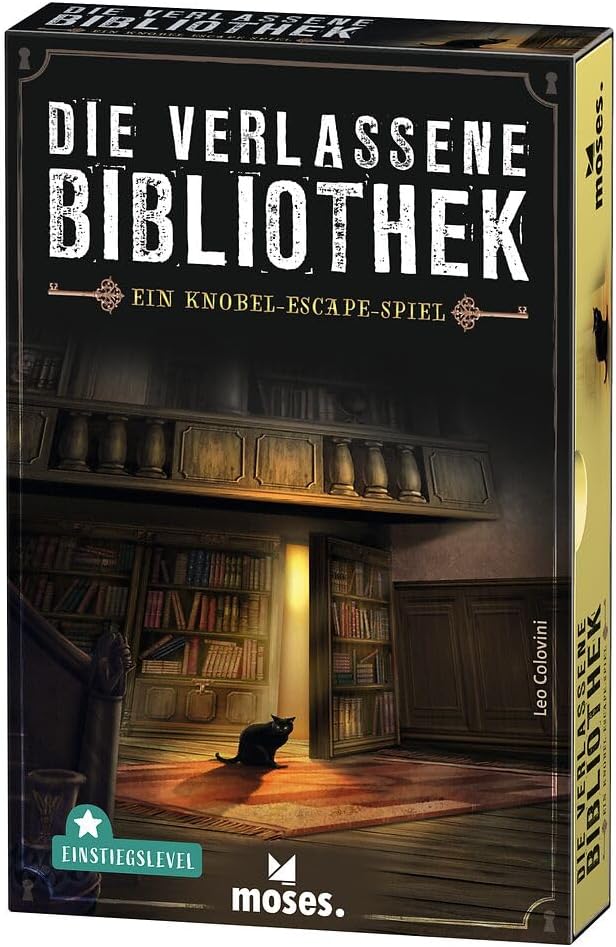 Die verlassene Bibliothek Ein Knobel Escape Spiel Gesselschaftsspiel Spieleabend