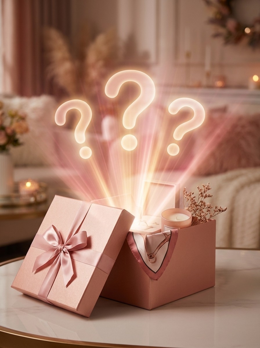 Geschenkbox, Rosa, Verpackung, Geschenkidee, Kerze