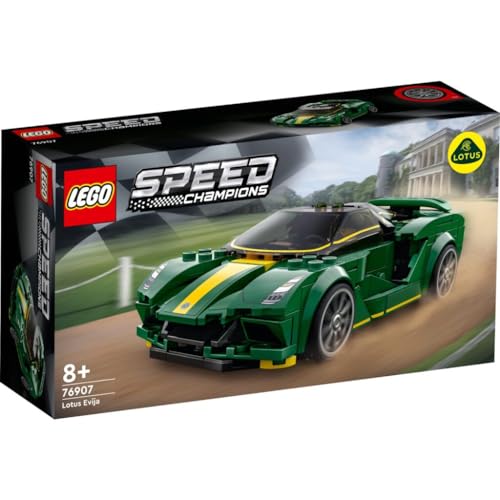 LEGO 76907 Speed Champions Lotus Evija Modellauto Rennauto Auto Spielzeug Modellbausatz Legobausteine Legoset Legosteine Bausteine Sets Steine