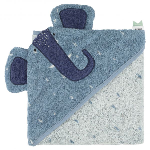 Trixie 11 880 Kapuzenbadetuch Mrs. Elephant 75 x 75 cm