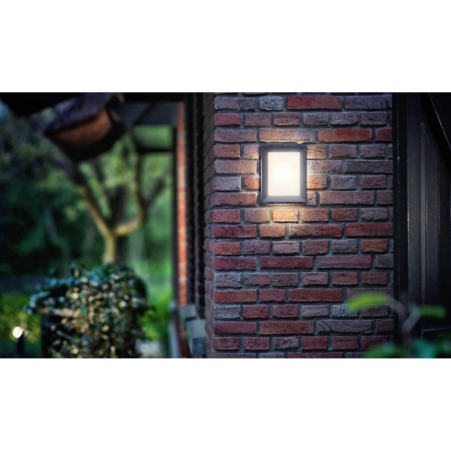 Philips myGarden LED Außenwandleuchte Karp Anthrazit