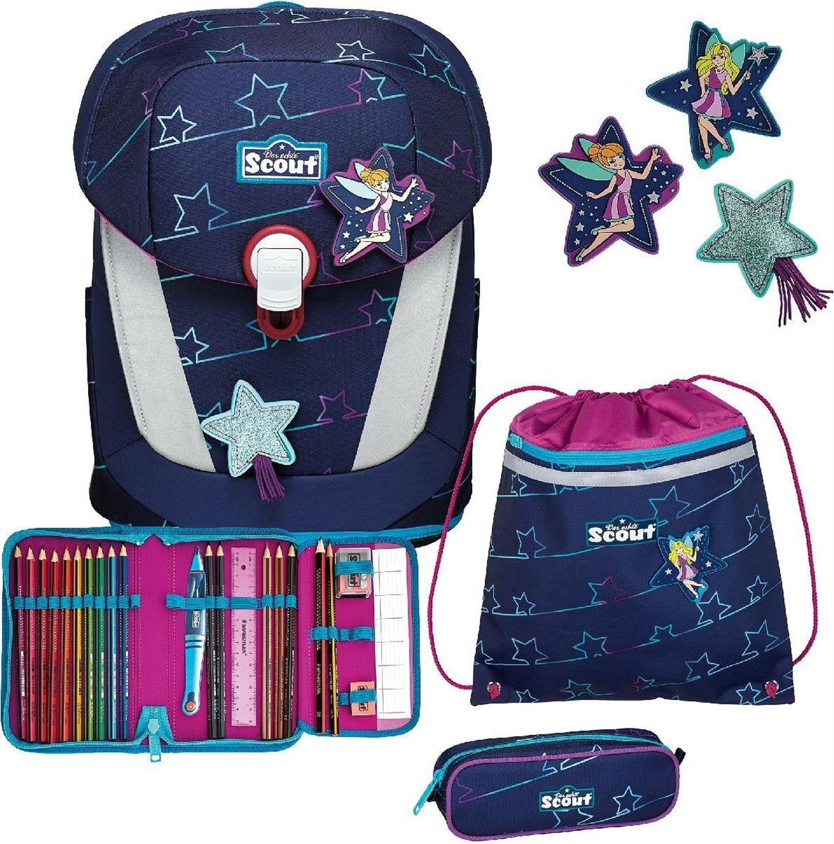 Scout Sunny II Blue Star 73450725100 Schulranzenset
