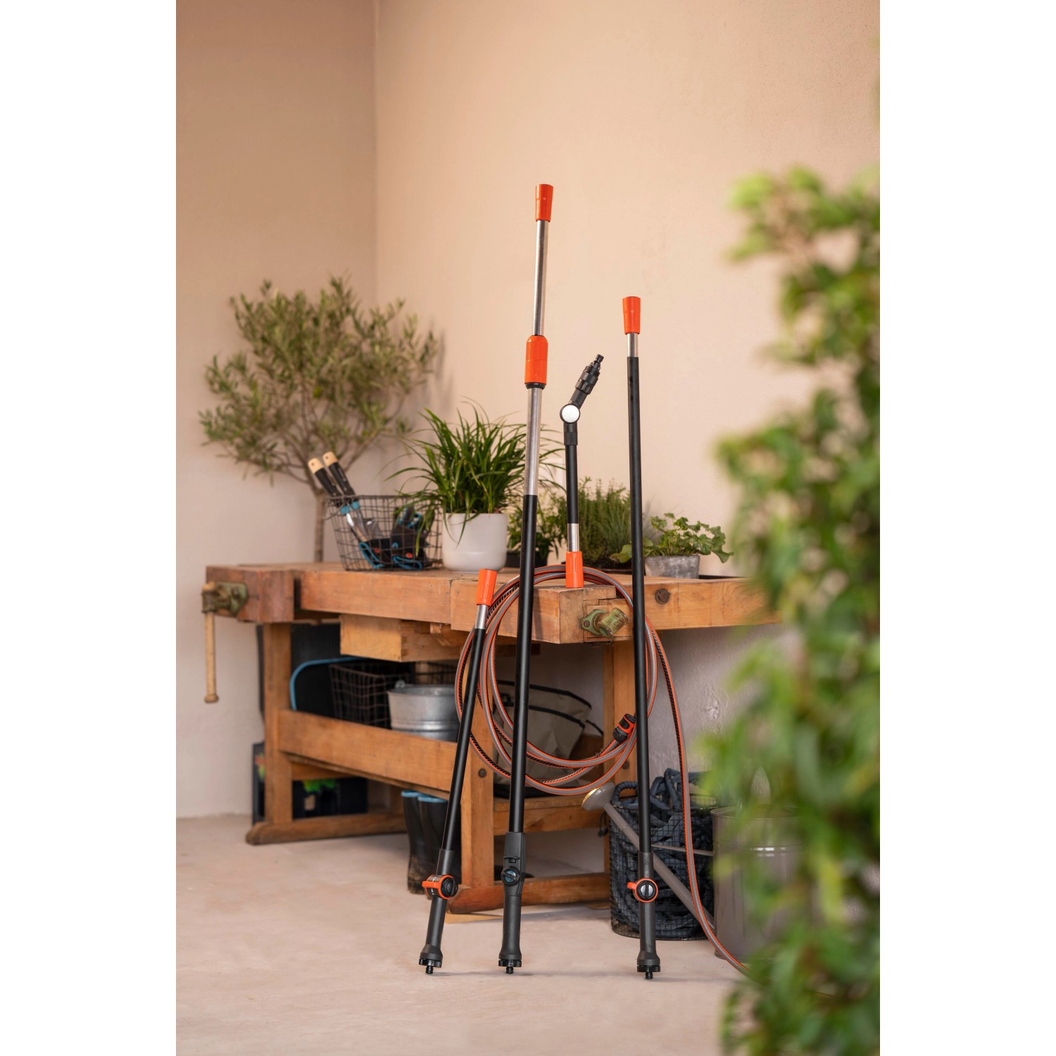 Gardena Cleansystem Stiel M 150 cm Anthrazit