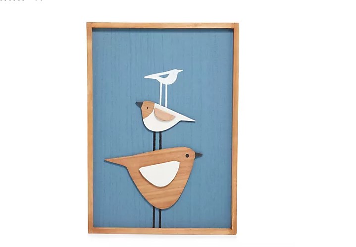 ABELLA Arte Wand Bild Motiv aus Holz Wandbild Wanddeko Wandbehang