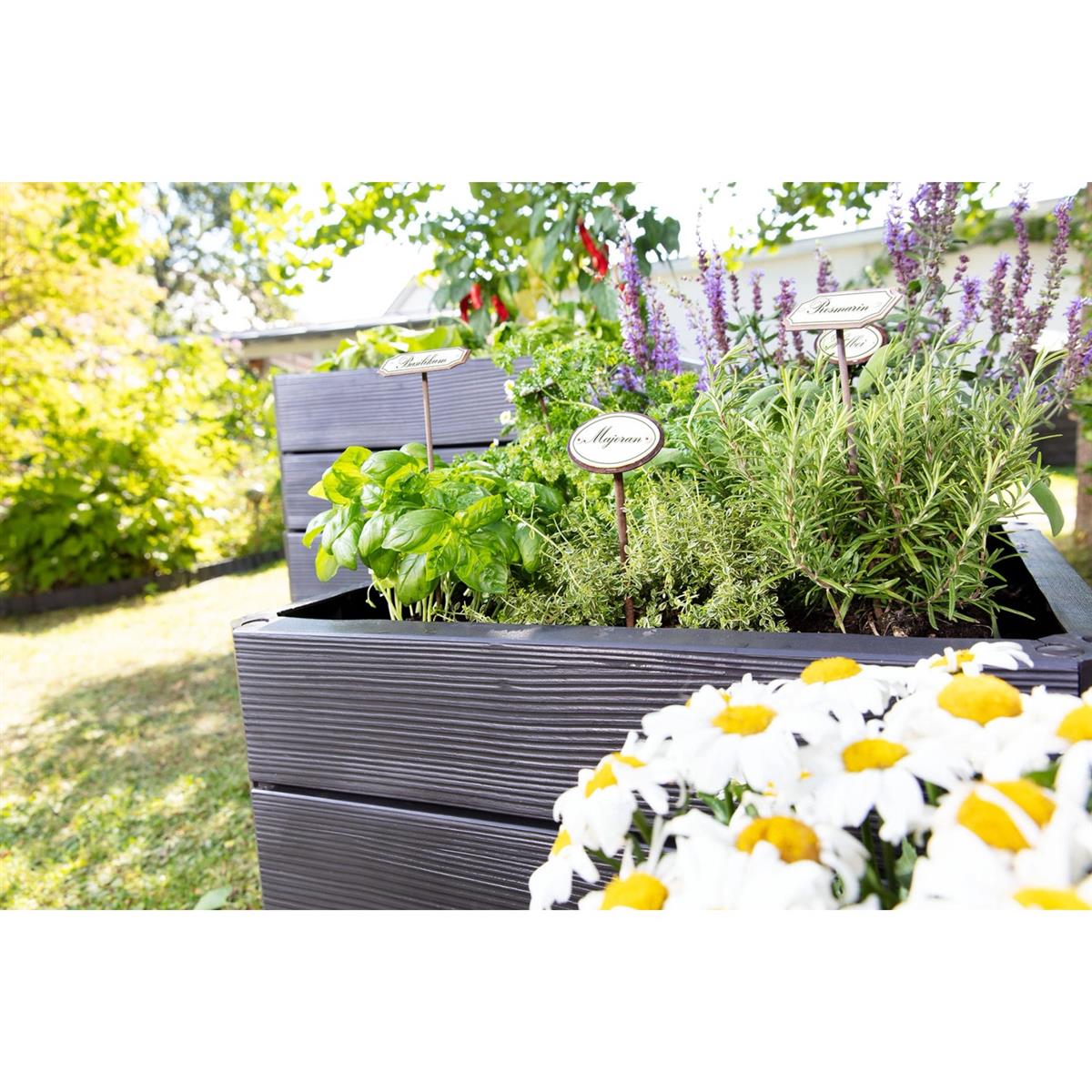 Garantia Hochbeet System Ergo Quadro L 80 cm x 80 cm