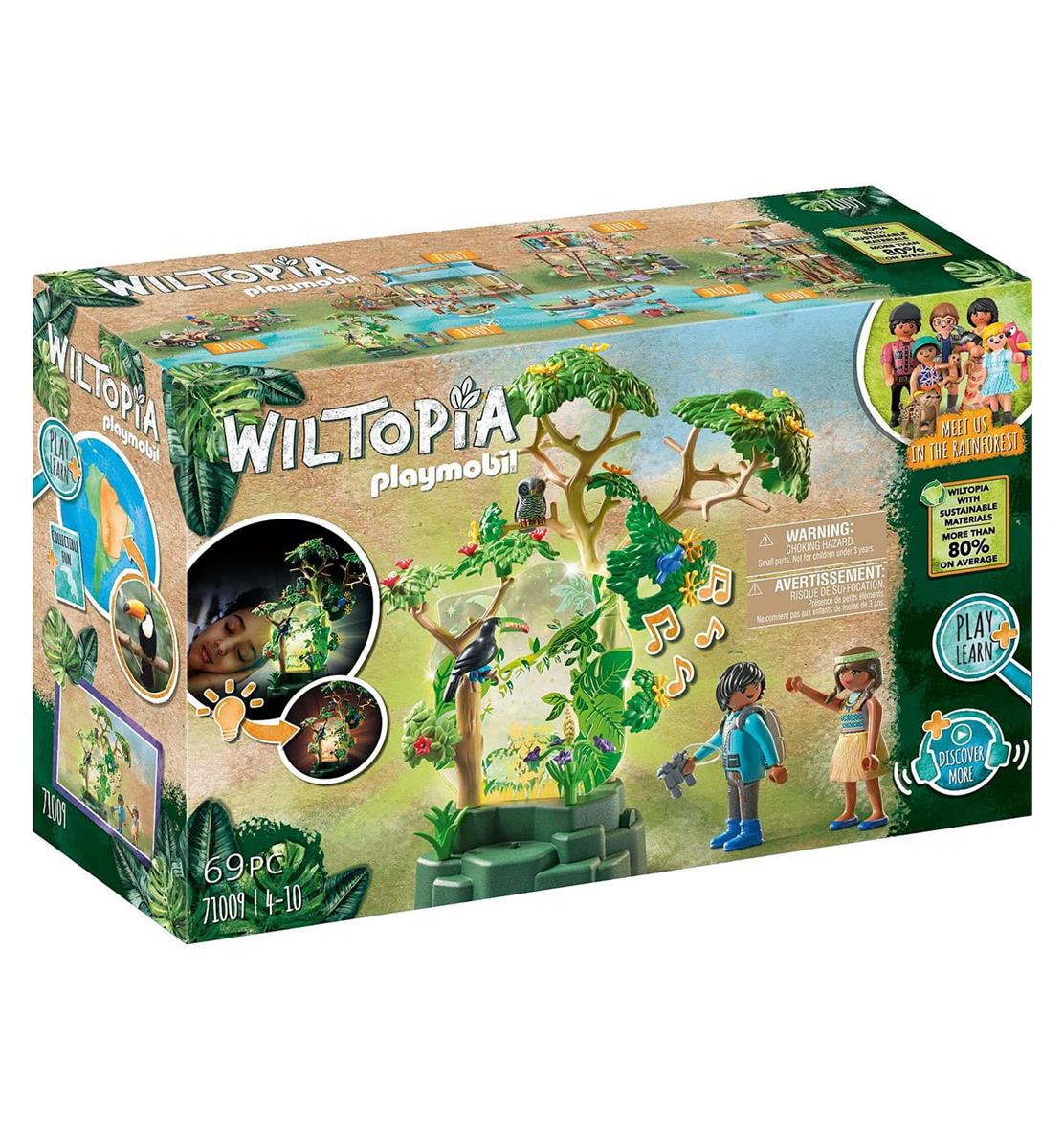PLAYMOBIL Wiltopia 71009 Nachtlicht Regenwald Spielset mit Spielzeugtieren Spielzeug Spielzeugset