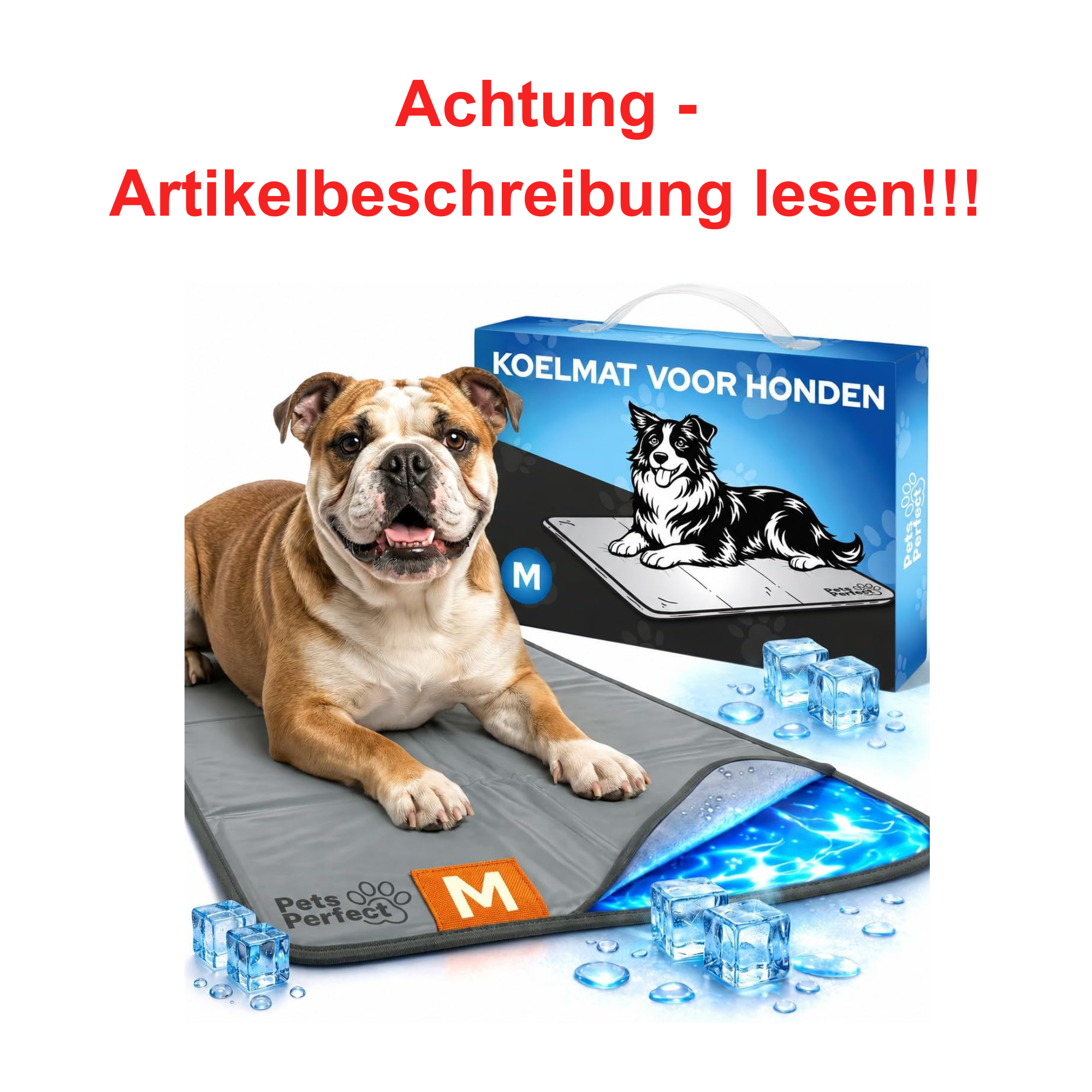 Hundematte, Kühlmatte, M Größenbezeichnung, Tierbedarf, Bodentuch